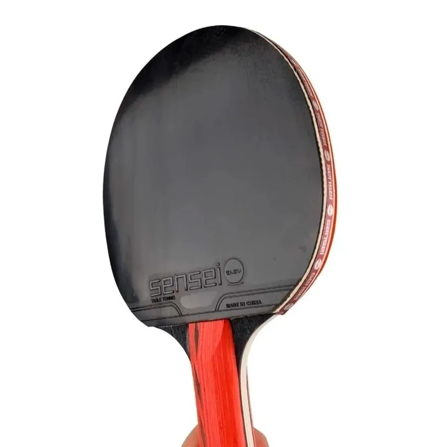 Imagen 1 de 5 de Paleta Sensei Ping Pong 5 Star-NEGRO/ROJO