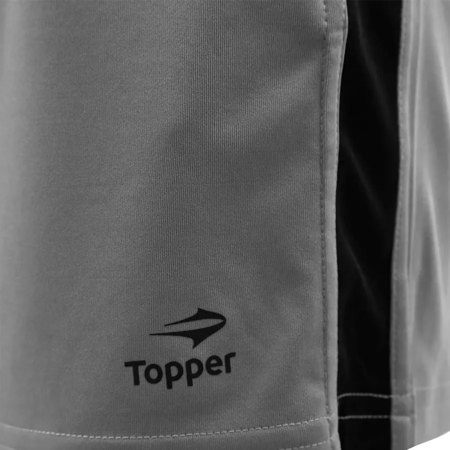 Imagen 2 de 3 de Shorts Topper Poly Line-GRIS