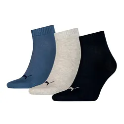 Medias Puma Quarter Pack x3