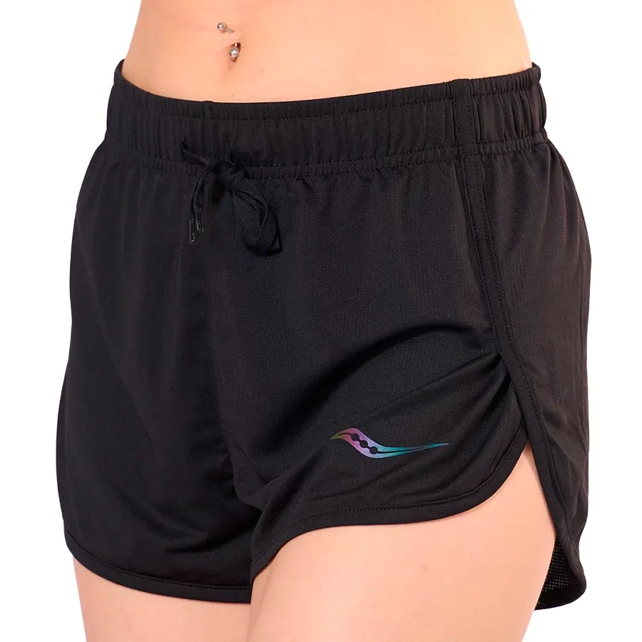 Imagen 3 de 5 de Short Saucony Triumph 3-NEGRO