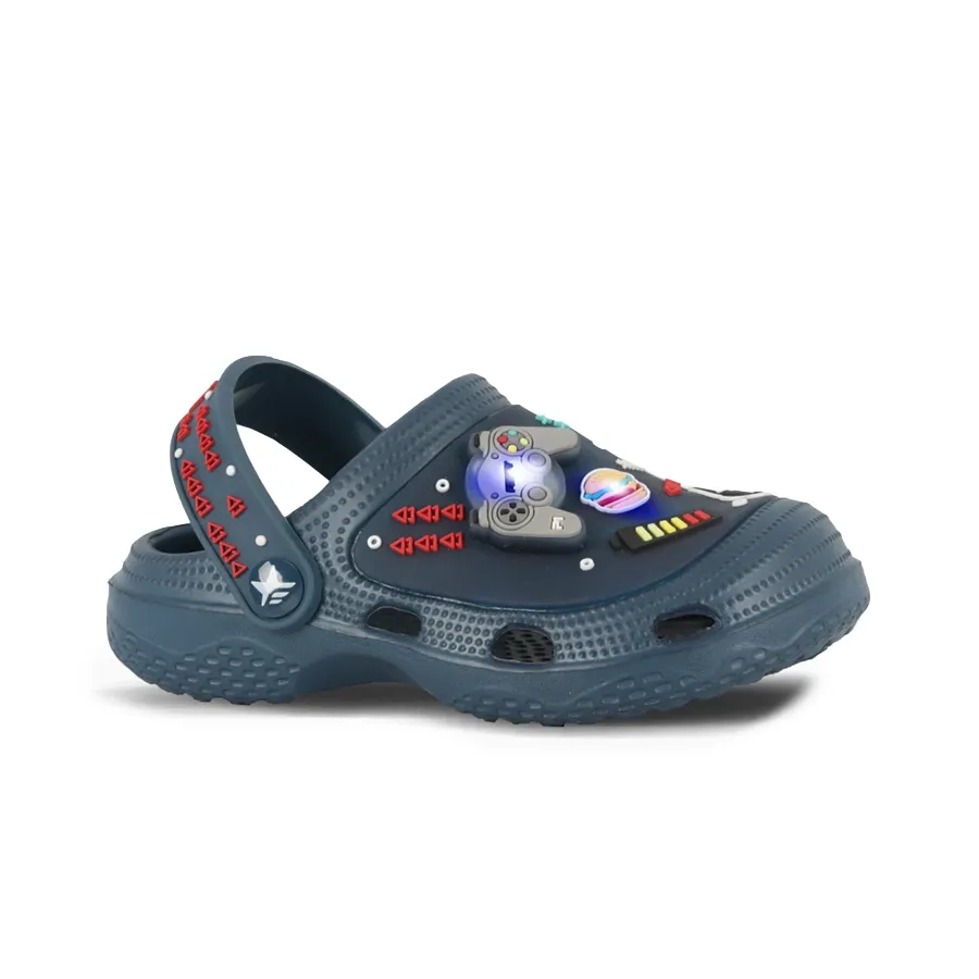Imagen 0 de 4 de Sandalias Footy Clogs Gamer con luz-MARINO/ROJO