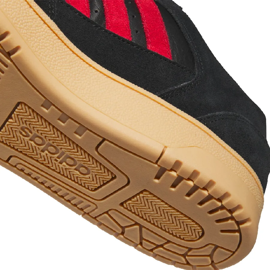 Imagen 6 de 7 de Zapatillas adidas Break Start Premium Low-NEGRO/ROJO/CARAMELO