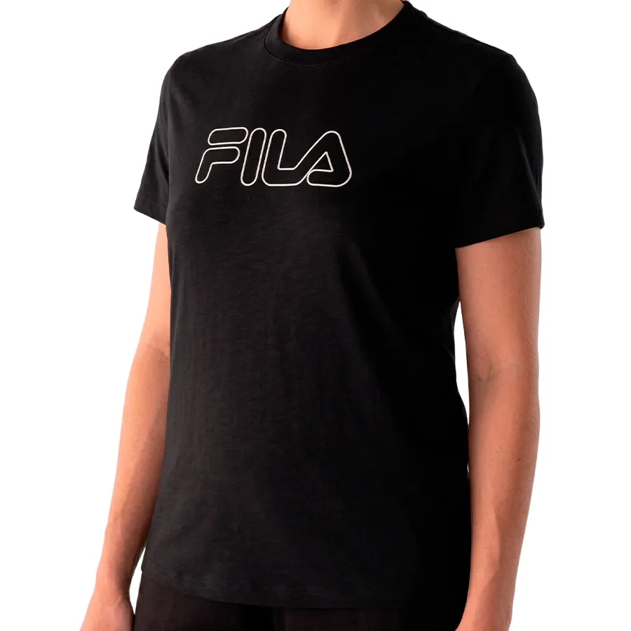 Imagen 0 de 2 de Remera Fila Regular Basic Outline-NEGRO