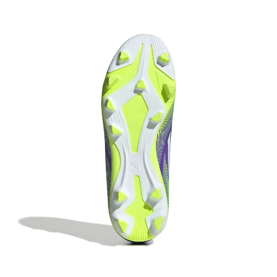 Imagen 4 de 7 de Botines adidas F50 Club Fg Niño-PURPURA/VERDE FLUOR