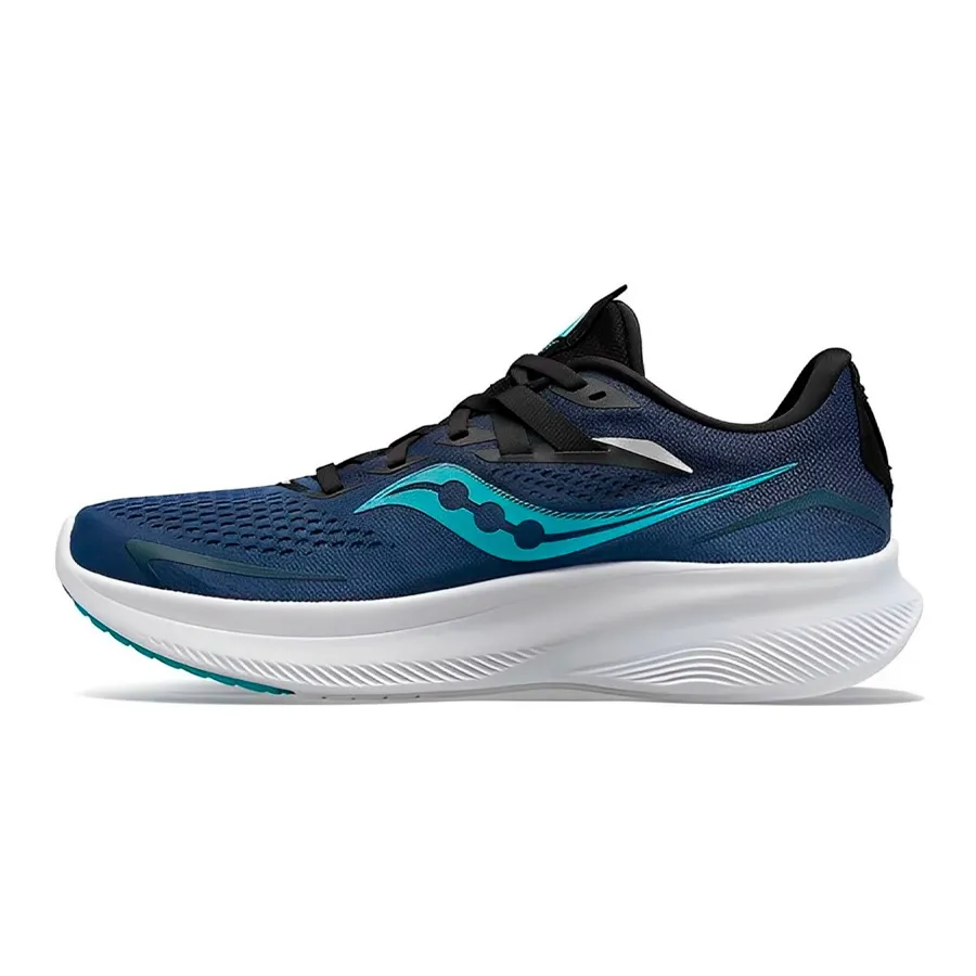Imagen 1 de 5 de Zapatillas Saucony Ride 15-MARINO/CELESTE/NEGRO