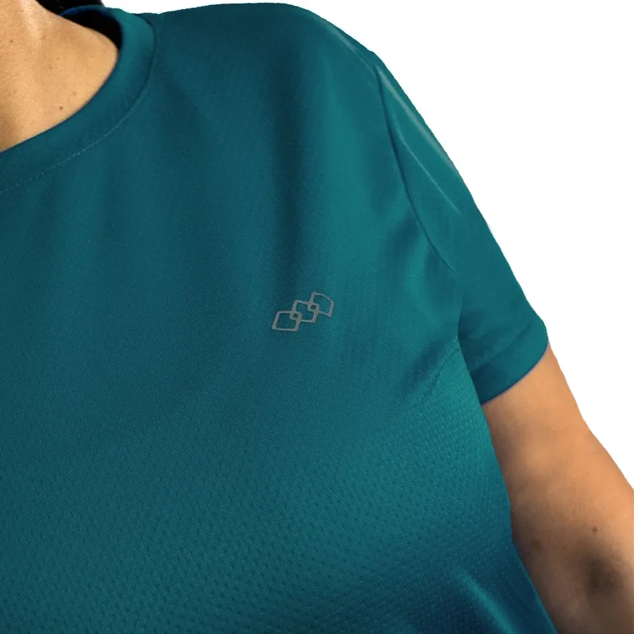 Imagen 3 de 4 de Remera Kamp Ultrarun con Recortes Laterales 25-AZUL