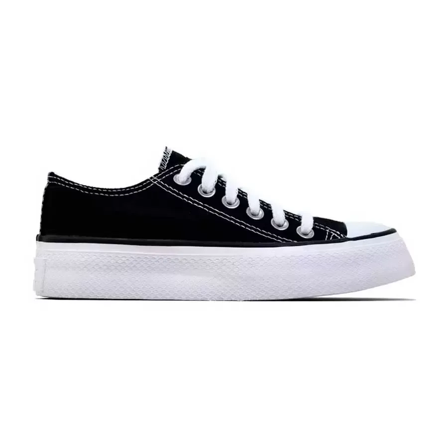 Imagen 0 de 3 de Zapatillas John Foos Plataforma Lona 7521555-NEGRO