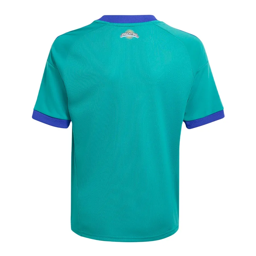 Imagen 3 de 6 de Camiseta adidas originals Alternativa Arquero Seleccion Argentina AFA-TURQUESA/AZUL FRANCIA