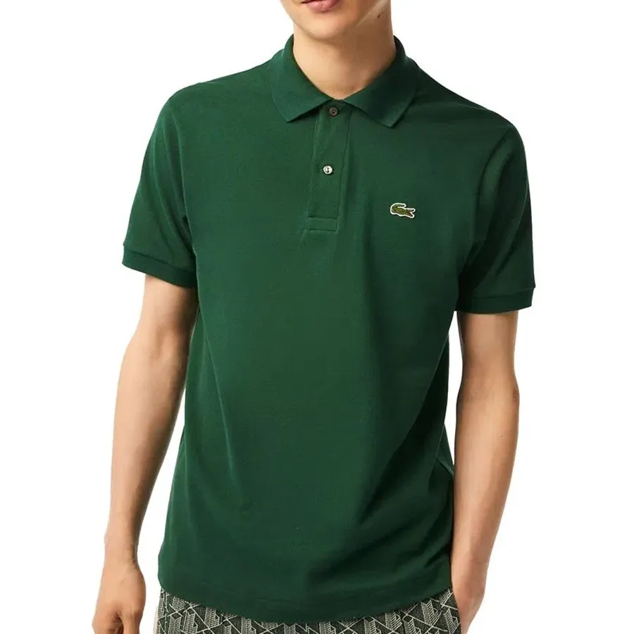Imagen 1 de 4 de Remera Lacoste Chemise Col Bord-VERDE