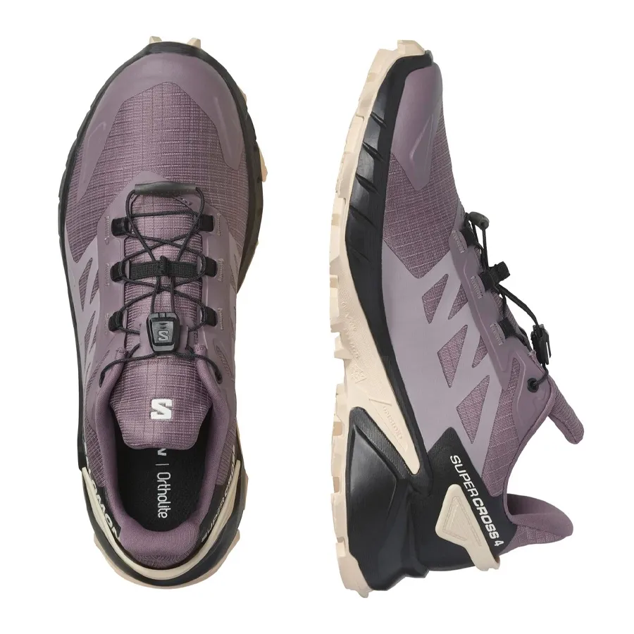 Imagen 4 de 7 de Zapatillas Salomon Supercross 4-MORADO/NEGRO/BEIGE