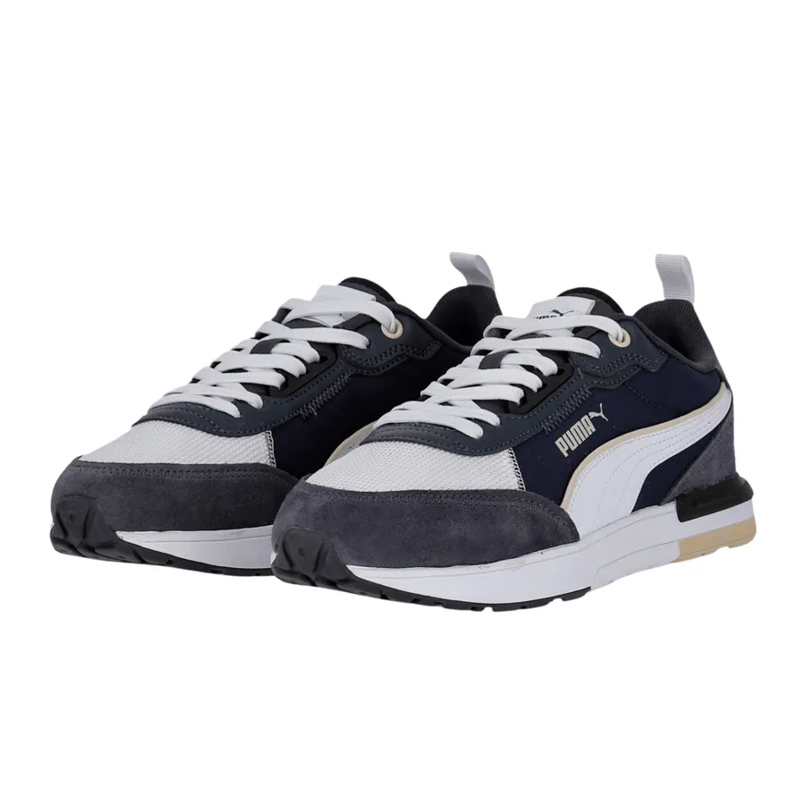Imagen 3 de 6 de Zapatillas Puma R22-BLANCO/NEGRO/GRIS