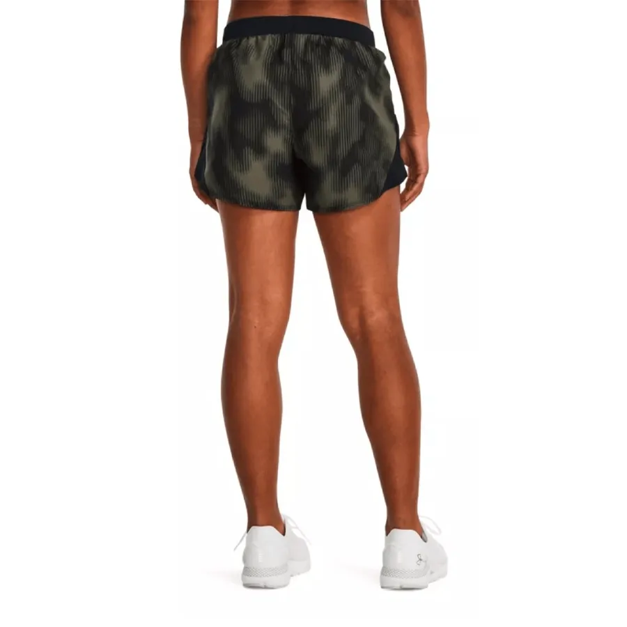 Imagen 1 de 6 de Shorts Under Armour Short Fly By 2.0 Printed-VERDE OLIVA/NEGRO