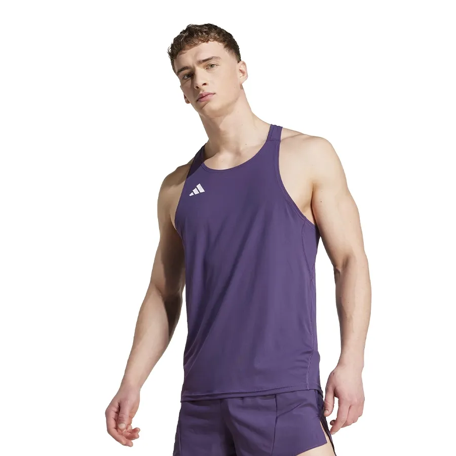 Imagen 0 de 5 de Musculosa adidas Remera Adizero Running Essentials-VIOLETA