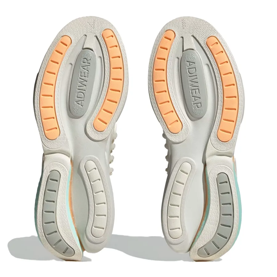 Imagen 3 de 6 de Zapatillas adidas Alphaboost V1-NATURAL/VERDE AGUA/NARANJA