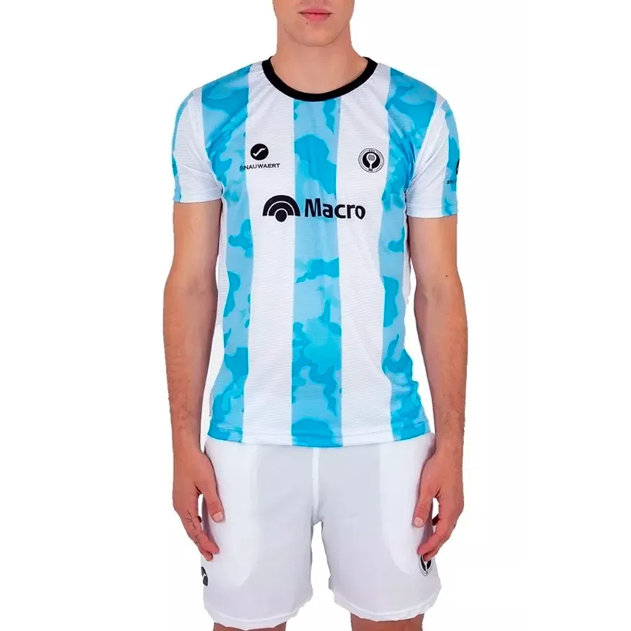 Imagen 0 de 4 de Remera Snauwaert Apa Paddle-CELESTE/BLANCO