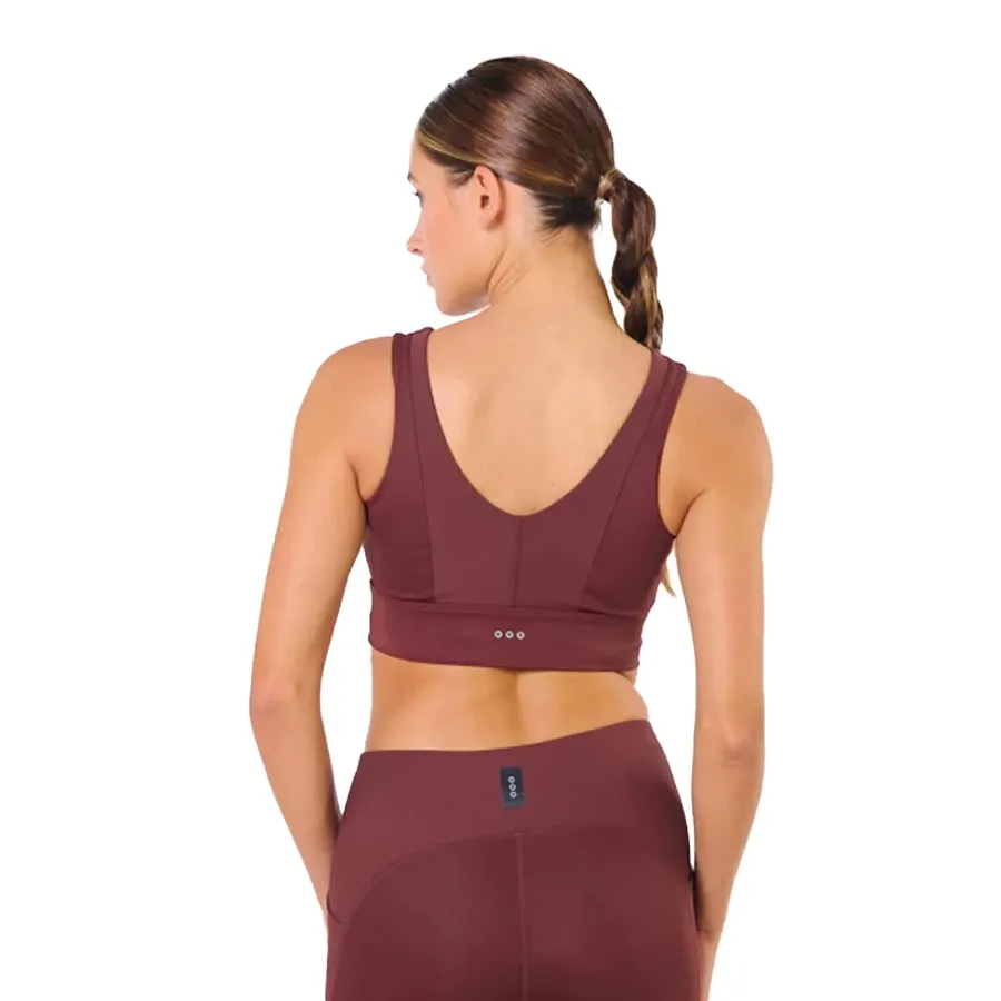 Imagen 1 de 4 de Top Saucony Elevate Hot Bra-CHOCOLATE