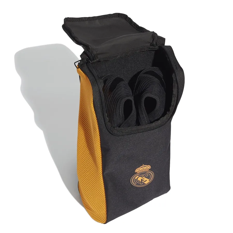 Imagen 1 de 5 de Botinero  adidas Bolso para botines Real Madrid-NEGRO/NARANJA