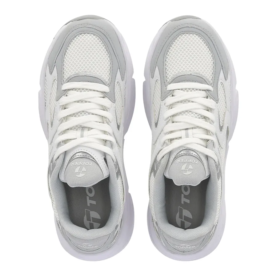 Imagen 3 de 6 de Zapatillas Topper Vallarta-BLANCO/GRIS