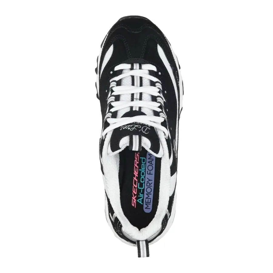 Imagen 3 de 5 de Zapatillas Skechers D'Lites Biggest Fan-BLANCO/NEGRO