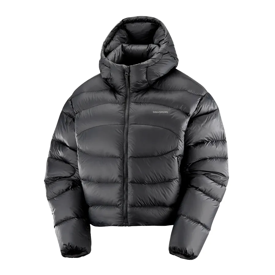 Imagen 2 de 7 de Campera Salomon Outline Nov Crop Down-NEGRO