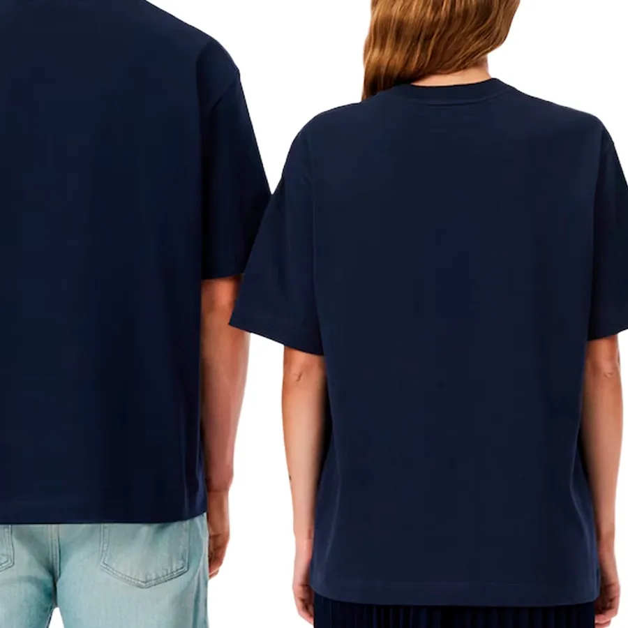 Imagen 1 de 5 de Remera Lacoste Tee Oversize-MARINO