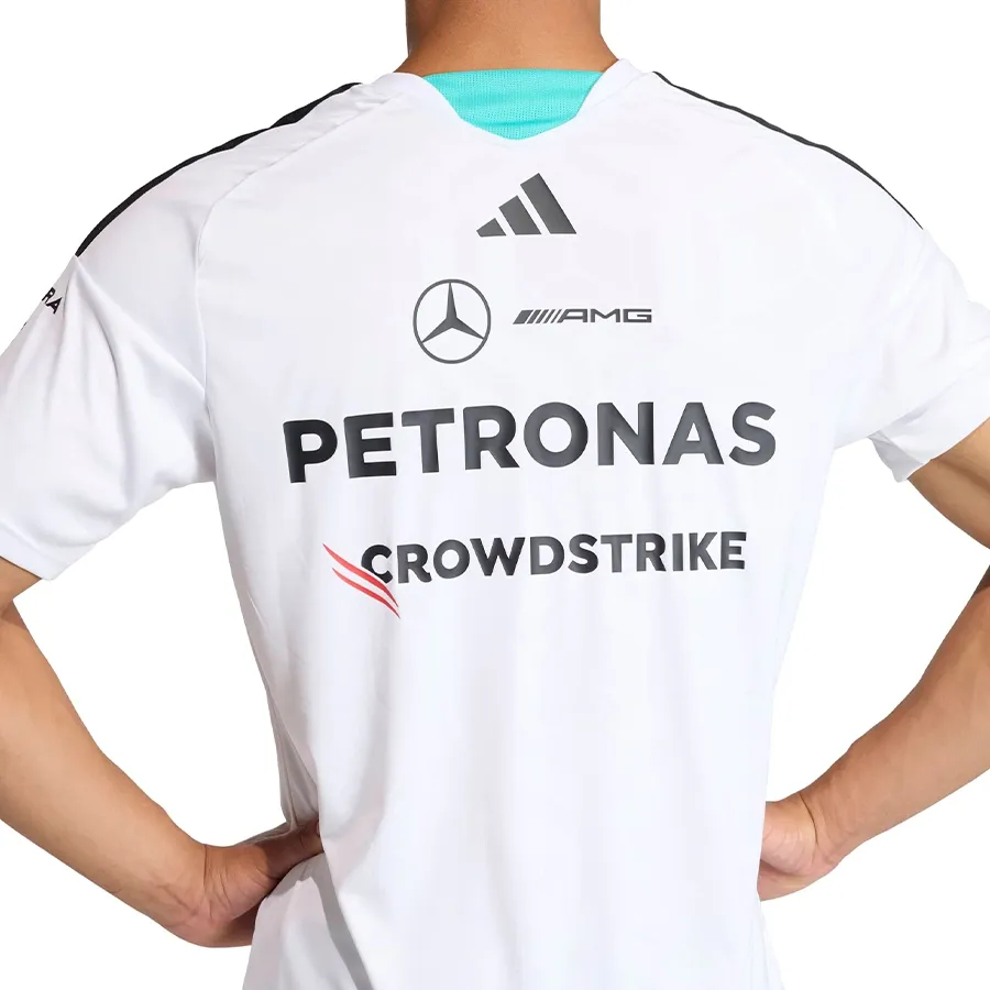 Imagen 5 de 6 de Remera adidas de Piloto Mercedes - Amg Petronas Formula 1 Team-BLANCO