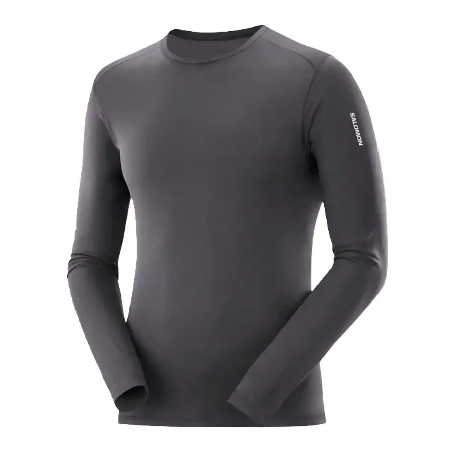 Imagen 0 de 1 de Remera Salomon Hybrid LS-GRIS