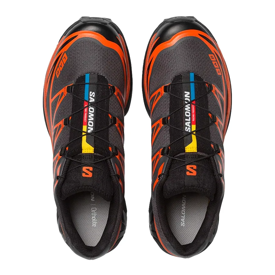 Imagen 3 de 5 de Zapatillas Salomon XT-6-NEGRO/NARANJA