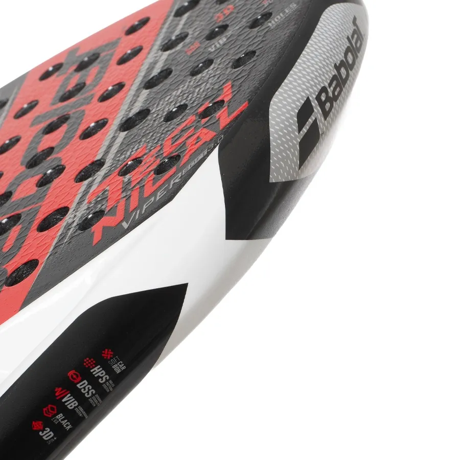 Imagen 5 de 6 de Paleta Babolat Technical Viper Soft 3.0-NEGRO/ROJO/BLANCO