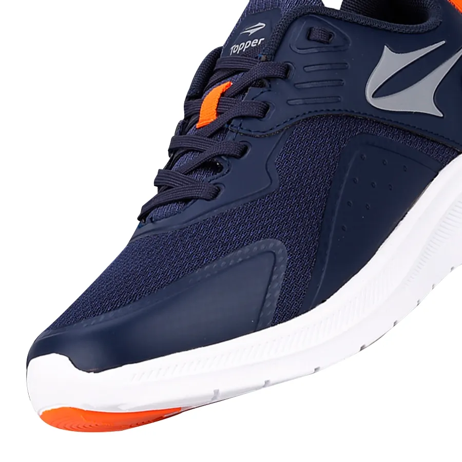 Imagen 5 de 6 de Zapatillas Topper Warp-MARINO/NARANJA