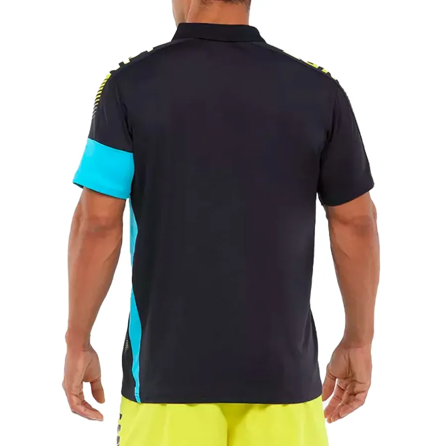 Imagen 2 de 3 de Remera Bullpadel Vichada-MARINO/AMARILLO FLUOR
