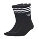 medias-adidas-originals-3-strips-crew-3-pack-NEGRO/BLANCO