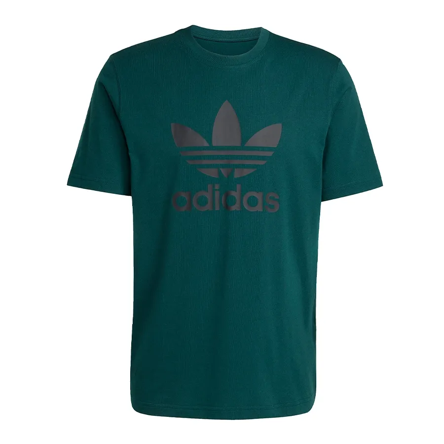 Imagen 2 de 5 de Remera adidas originals Adicolor Trifolio-PETROLEO/NEGRO