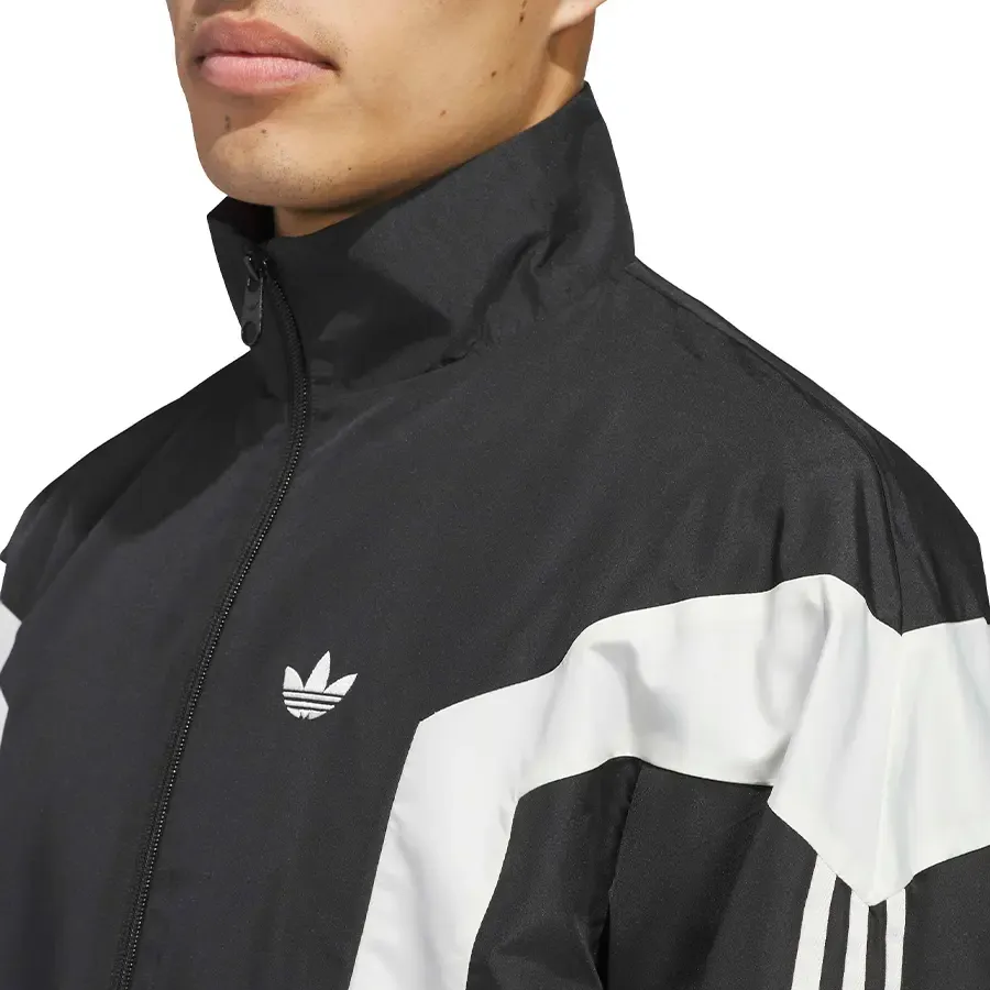 Imagen 3 de 5 de Campera adidas originals Windbreak-NEGRO/BLANCO