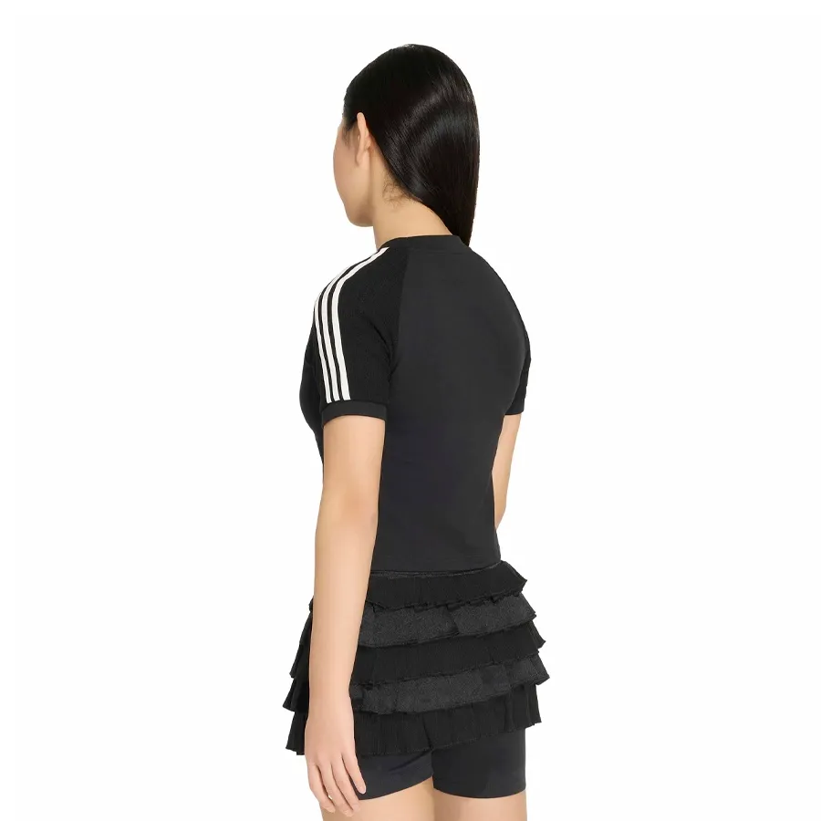 Imagen 1 de 5 de Remera adidas originals Slim Knitted-NEGRO