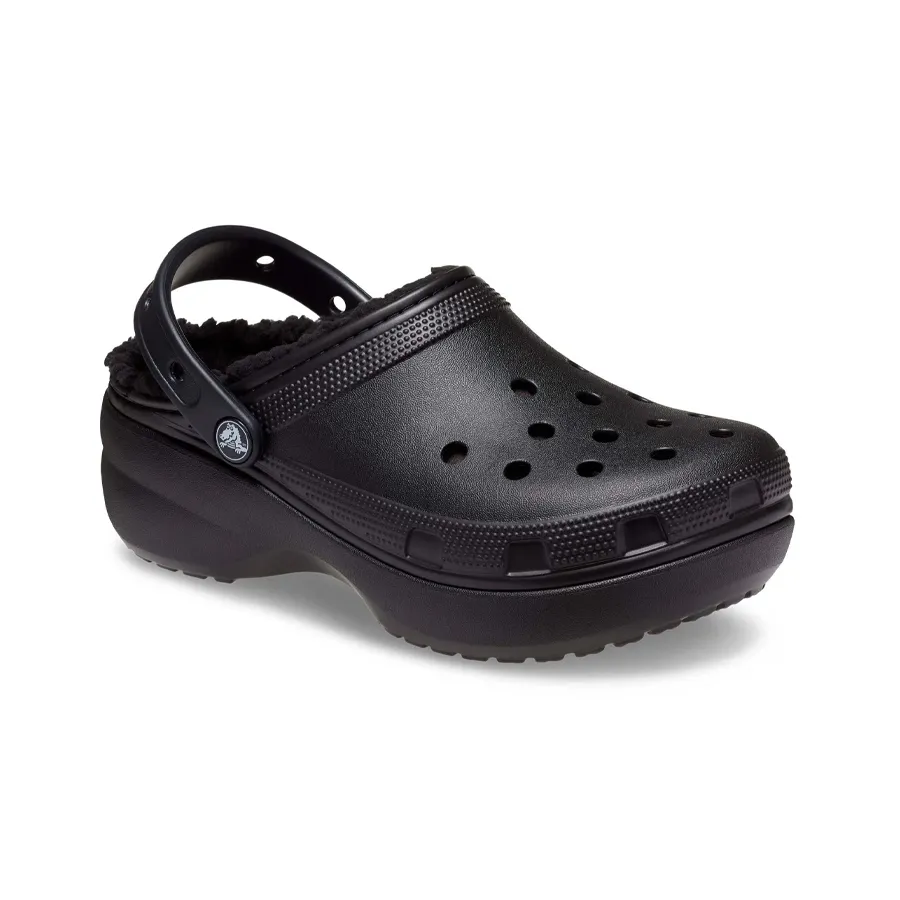 Imagen 1 de 5 de Ojotas Crocs Classic Platform Clog-NEGRO