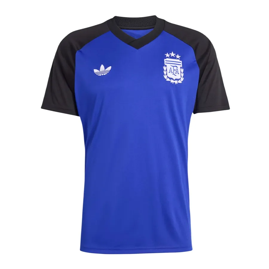 Imagen 3 de 7 de Camiseta adidas originals Prepartido Seleccion Argentina AFA 26-AZUL FRANCIA/NEGRO