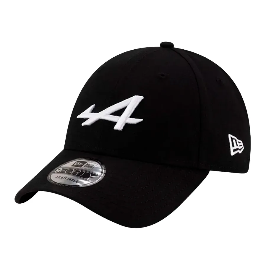 Imagen 1 de 3 de Gorra New Era 9FORTY Alpine Racing-NEGRO/BLANCO