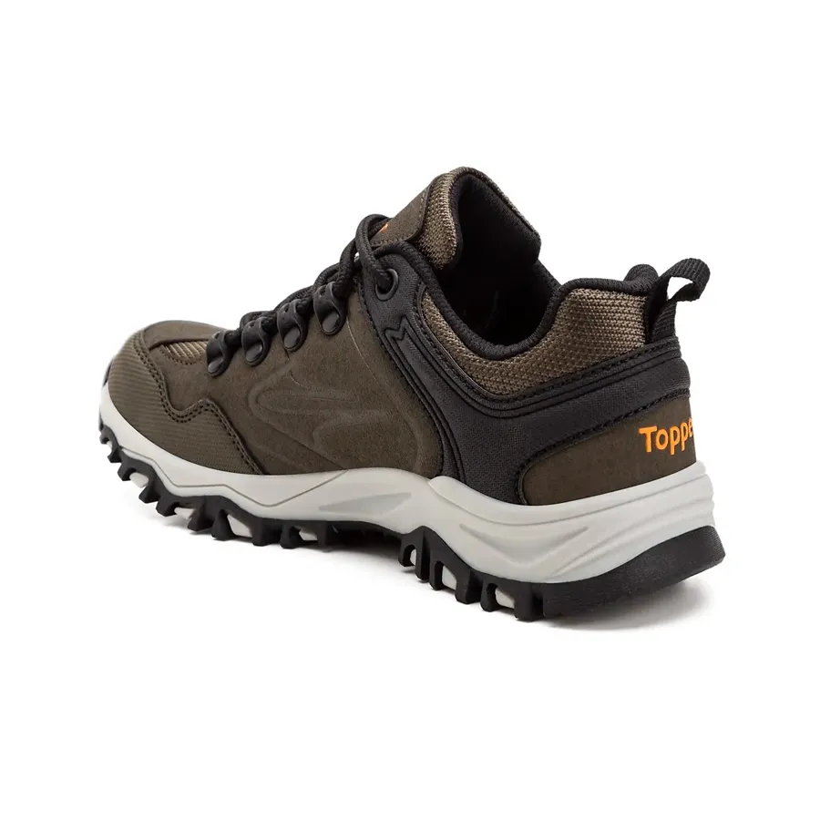 Imagen 4 de 5 de Zapatillas Topper Gondor Iii Kids-VERDE OLIVA/NEGRO