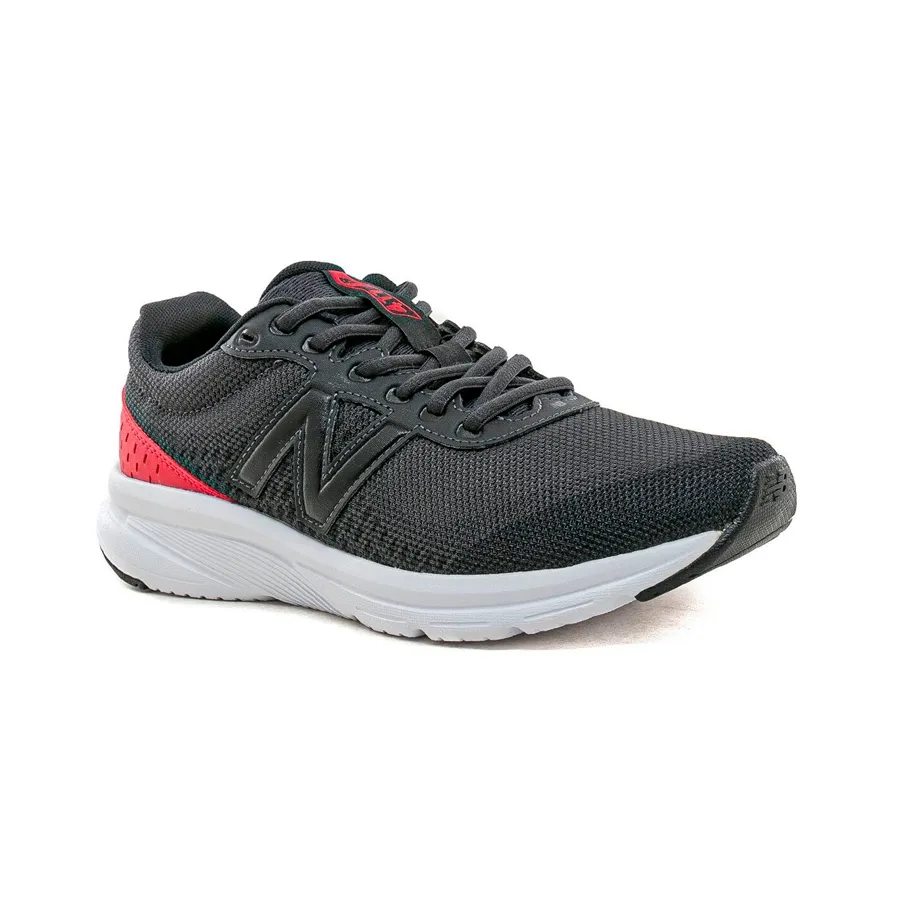 Imagen 2 de 5 de Zapatillas New Balance 411v2-GRAFITO/ROJO