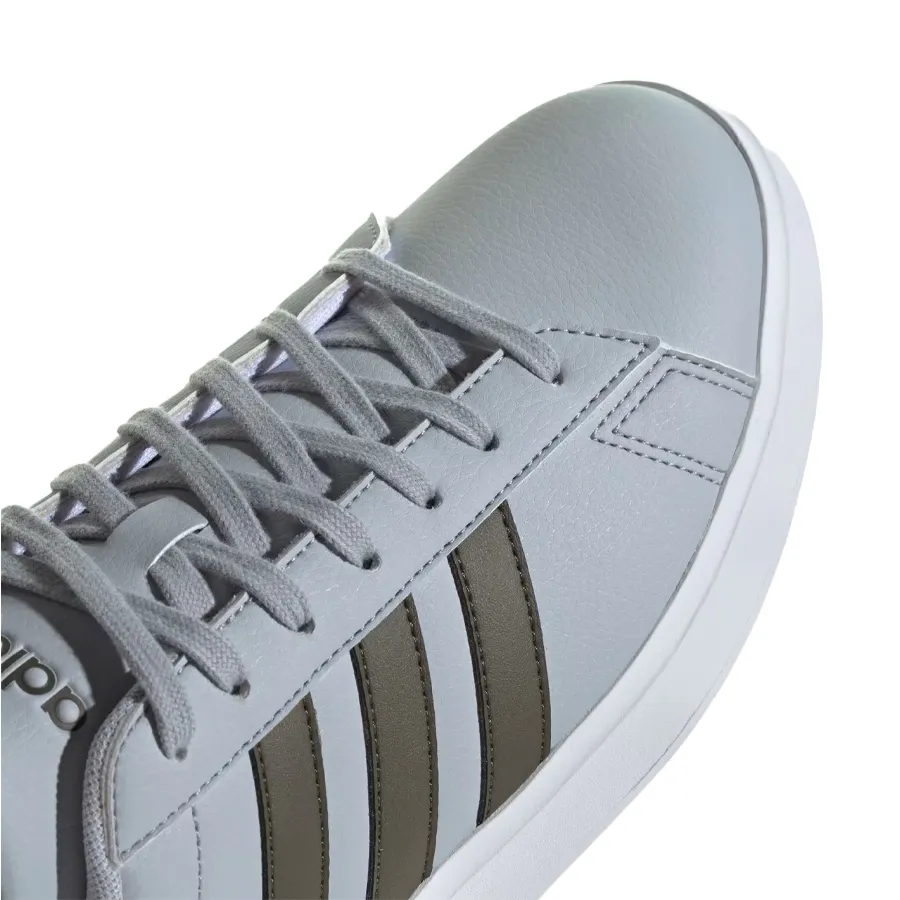 Imagen 7 de 9 de Zapatillas adidas Grand Court 2.0-GRIS/NEGRO/BLANCO