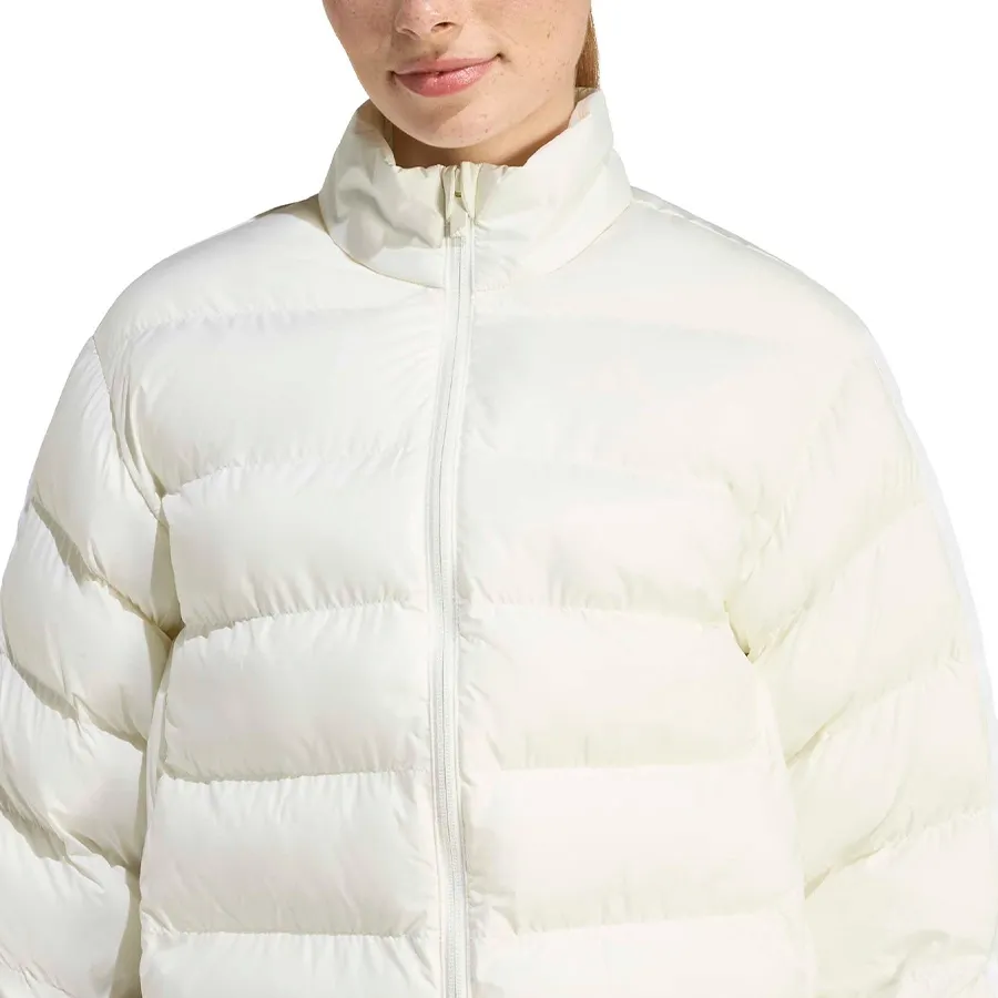Imagen 3 de 5 de Campera adidas Essentials Climawarm 3 Stripes-BLANCO