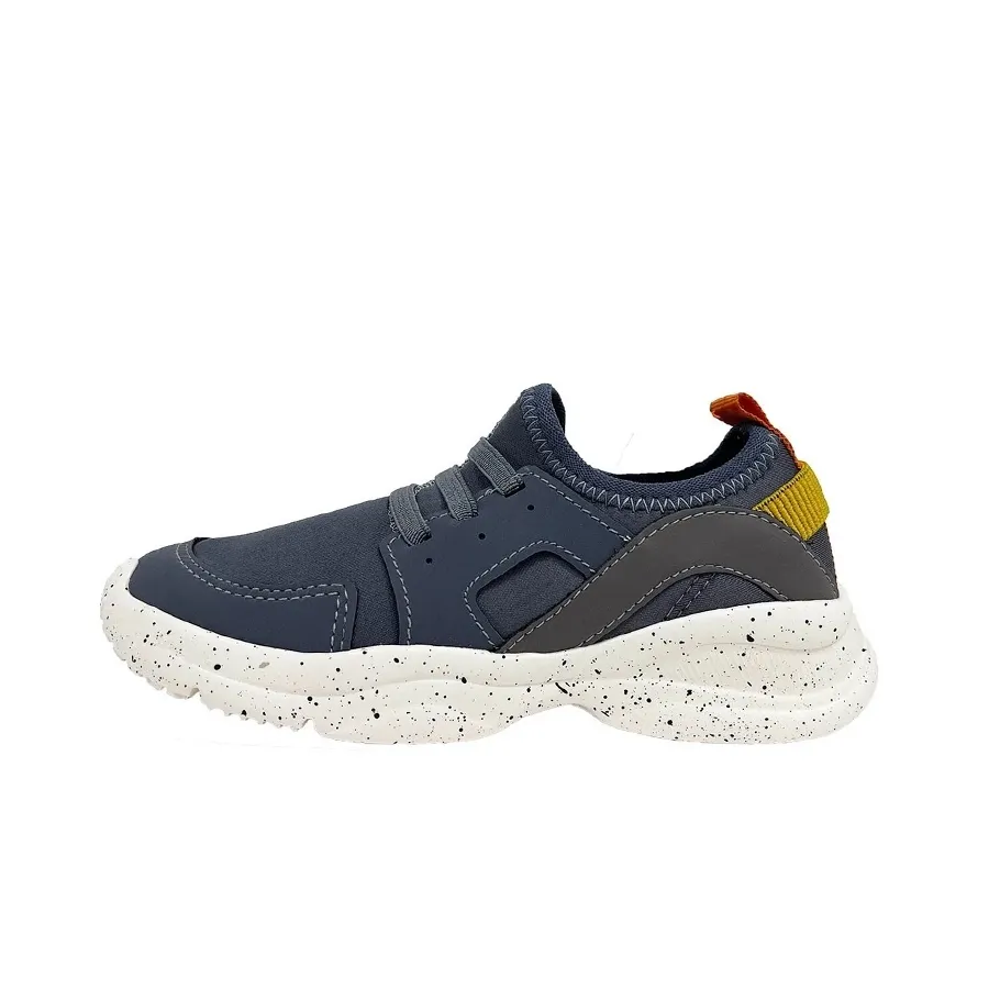 Imagen 2 de 3 de Zapatillas Kappa Ethan Kids-GRIS/AMARILLO/NARANJA