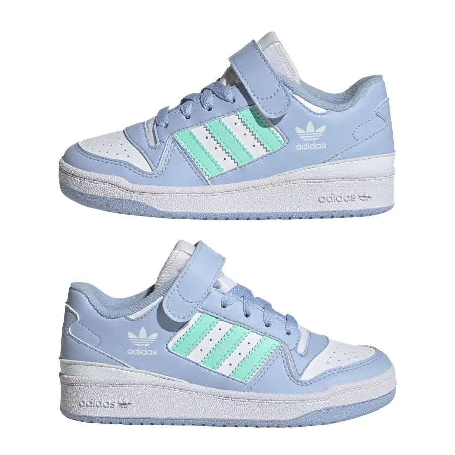Imagen 6 de 8 de Zapatillas adidas originals Forum Low-BLANCO/CELESTE/VERDE AGUA
