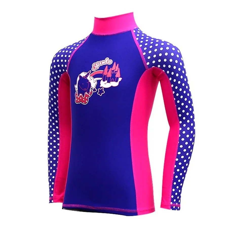 Imagen 0 de 1 de Remera Speedo Pulse Pulse Rashguard M/L-ROSA/VIOLETA/BLANCO