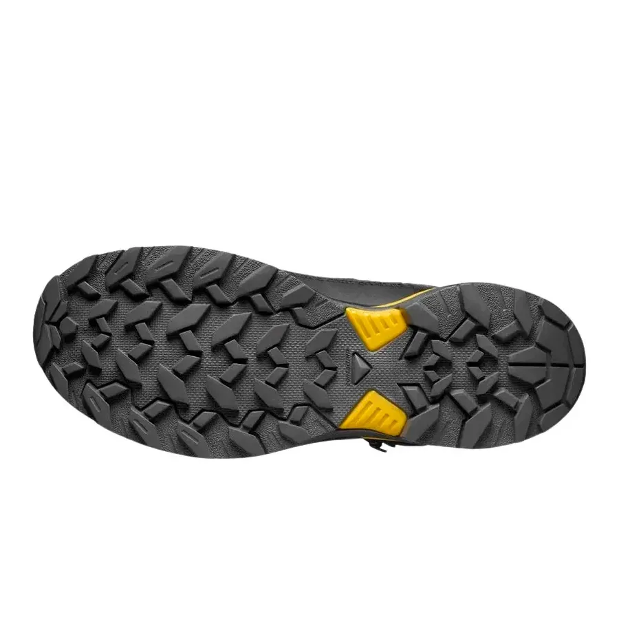Imagen 4 de 6 de Zapatillas Salomon X ULTRA 360 MID GTX M-NEGRO/GRAFITO/AMARILLO