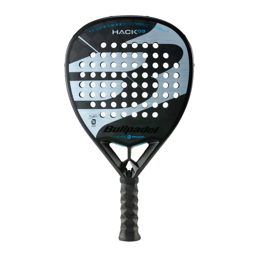 Imagen 0 de 4 de Paleta Bullpadel Hack 03 23-NEGRO/GRIS
