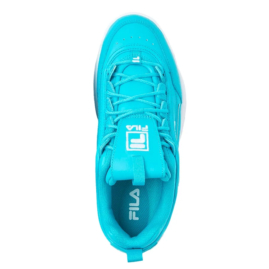 Imagen 2 de 5 de Zapatillas Fila Disruptor II Premium M-TURQUESA/BLANCO
