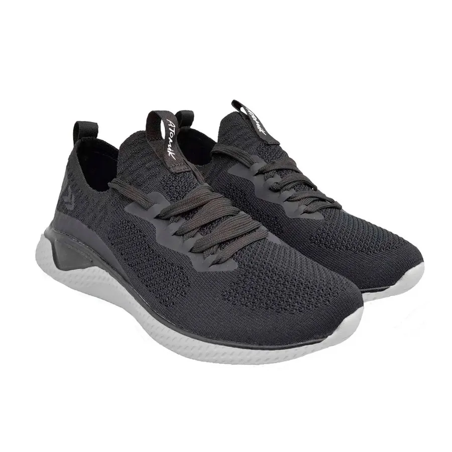 Imagen 0 de 4 de Zapatillas Atomik deportivo Cordon Niza 22-NEGRO/BLANCO
