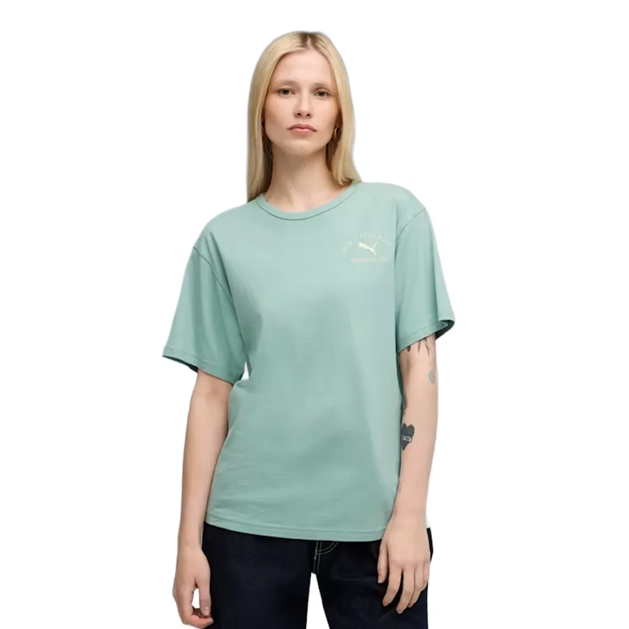 Imagen 0 de 4 de Remera Puma Class Relaxed Tee-VERDE AGUA